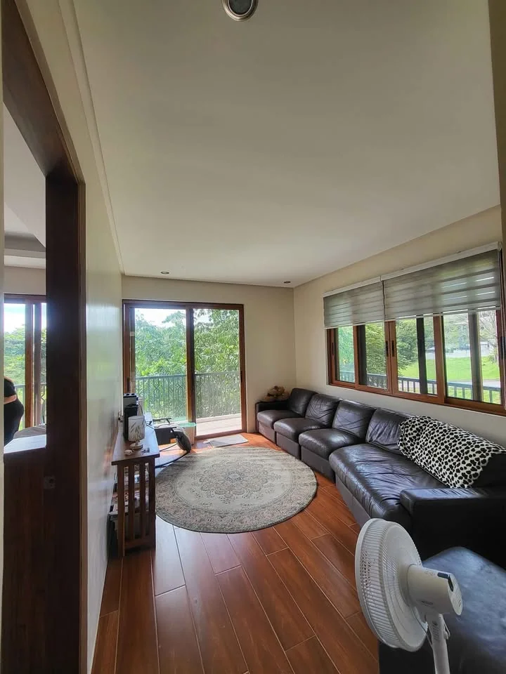 Family room with balcony access